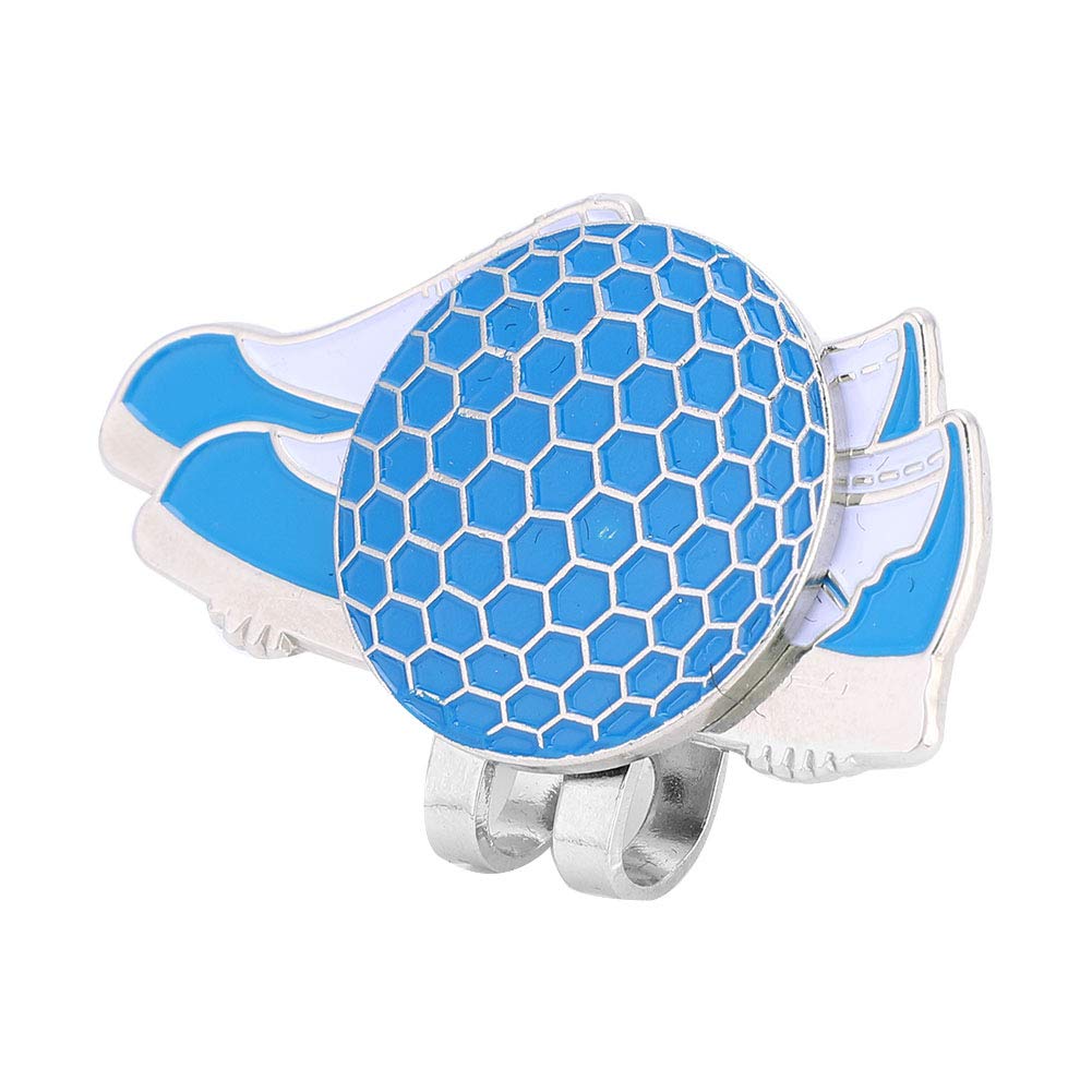 Edelstahl magnetischer Golfball -Marker -Hut -Clip für Golfer 12PCs