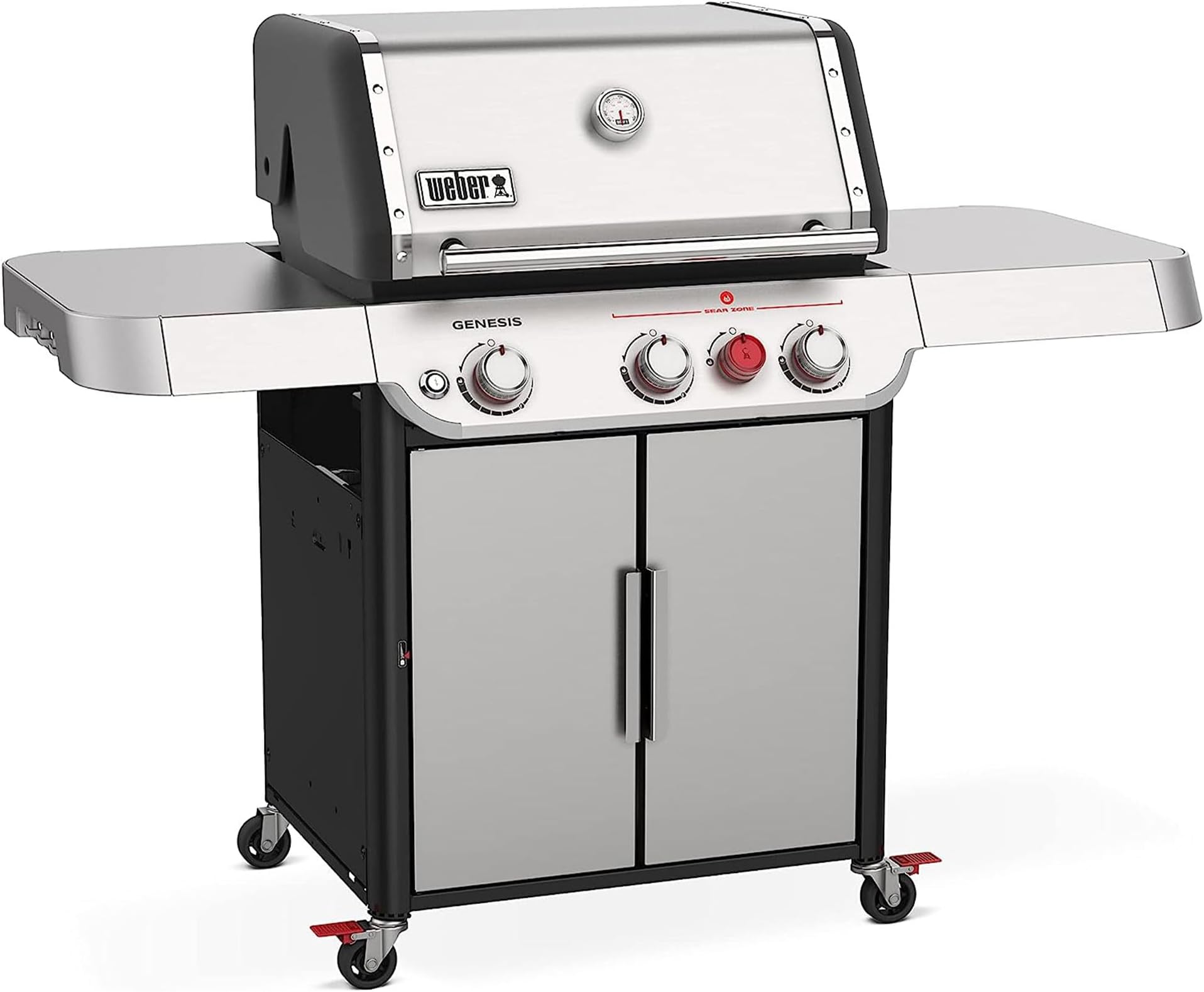WeberGenesis S-325S Liquid Propane Gas Grill, Stainless Steel