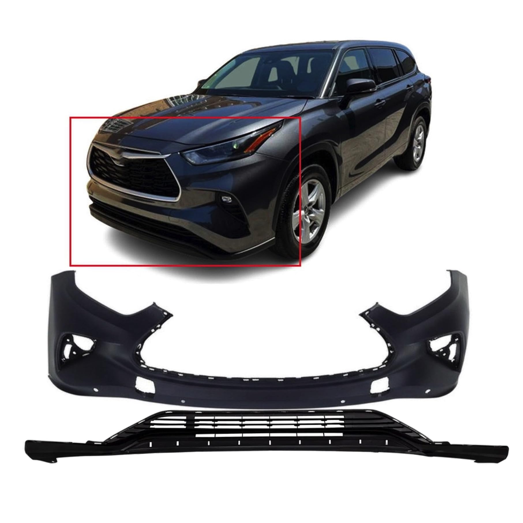 Amazon.com: FitParts Compatible with Toyota Highlander 2020–2023