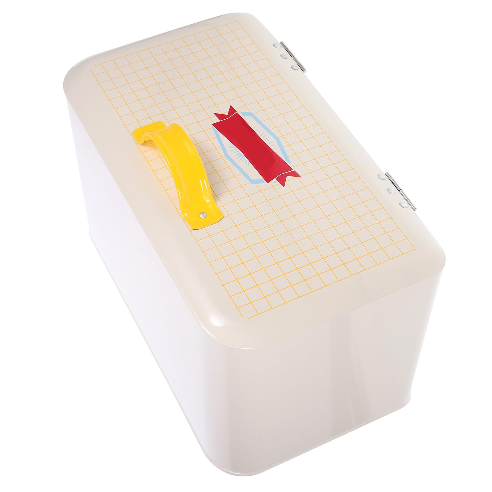 Kichvoe Boîte Comptoir en Métal Beige à Fermeture Magnétique
