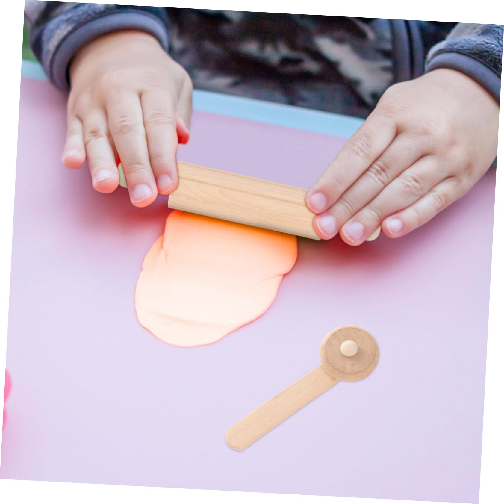 Utensili per Modellare Argilla Strumento Fai da Te per Ragazzo Ragazza Fatto Mano in Legno Strumenti di Modellazione in Plastilina per Ragazzo Ragazza Accessori per Argilla