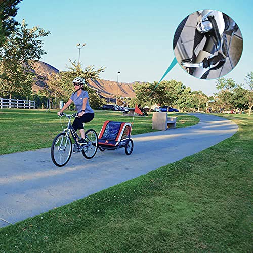 Miniatura 5 de 2 Piezas Enganche De Remolque De Bicicleta Para Actividades Al Aire Libre Remolque Infantil Remolque De Bicicleta Remolque Para Perros Actividades Al Aire Libre Con Pasador De Bloqueo