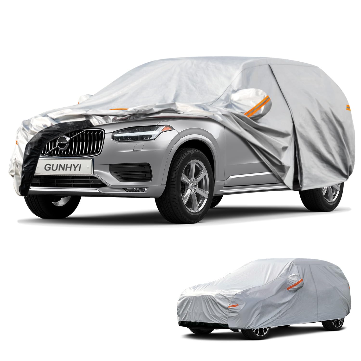 GUNHYI 6 Layers SUV Car Cover Custom Fit Volvo XC90 (2015-2026) Waterproof All Weather, Heavy Duty Outdoor Snow Sun Rain Uv Protection (Ships from US Warehouse, Delivery 3-8 Days)
