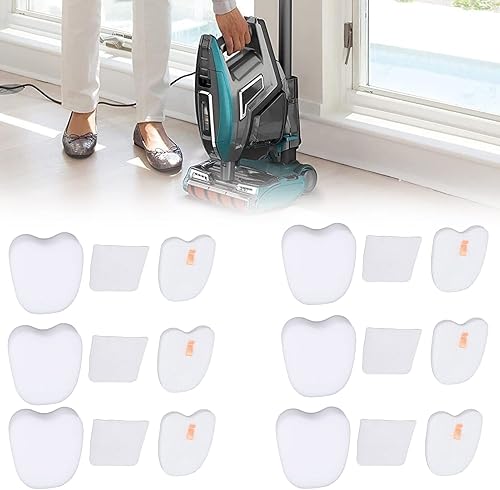 Miniatura 4 de Tnfeeon Juego de 6 filtros de aspiradora verticales comerciales, filtro de fieltro de espuma para Shark XPSTFH380 ZS360 ZS361C ZS362