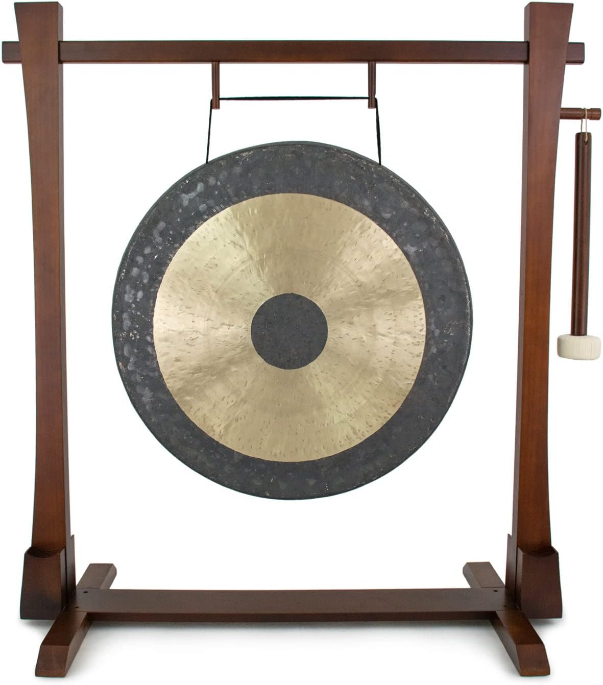 28" Chinese Gongs on the Spirit Guide Gong Stand 28" Chau