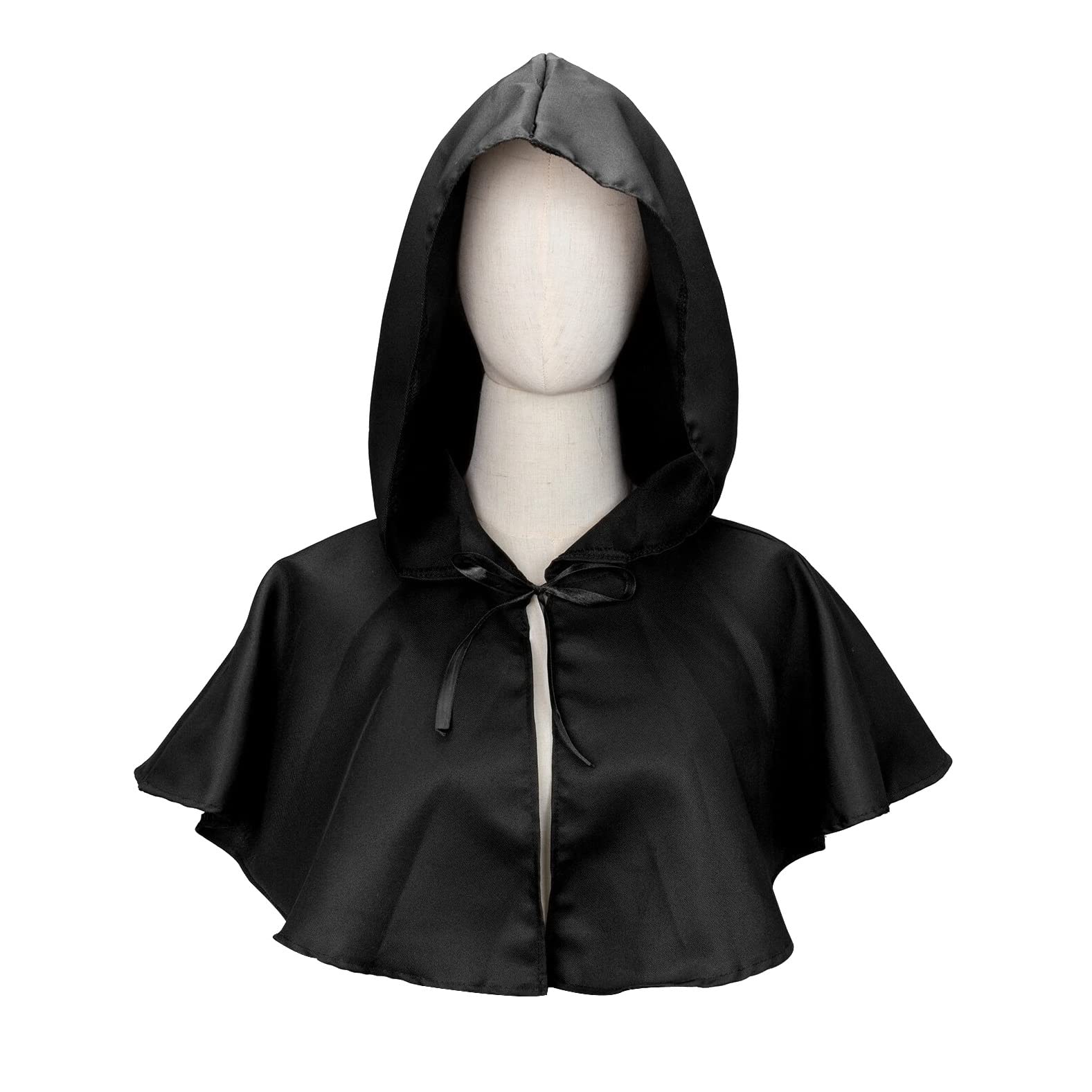 Halloween Gugel Mantel Mittelalter Gugel Kapuzen Medieval Wicca Pagan Haube Hut Cosplay Kostüm für Herren & Damen Halloweenkostüm Karneval Fasching Kleidung Dress-up Prop