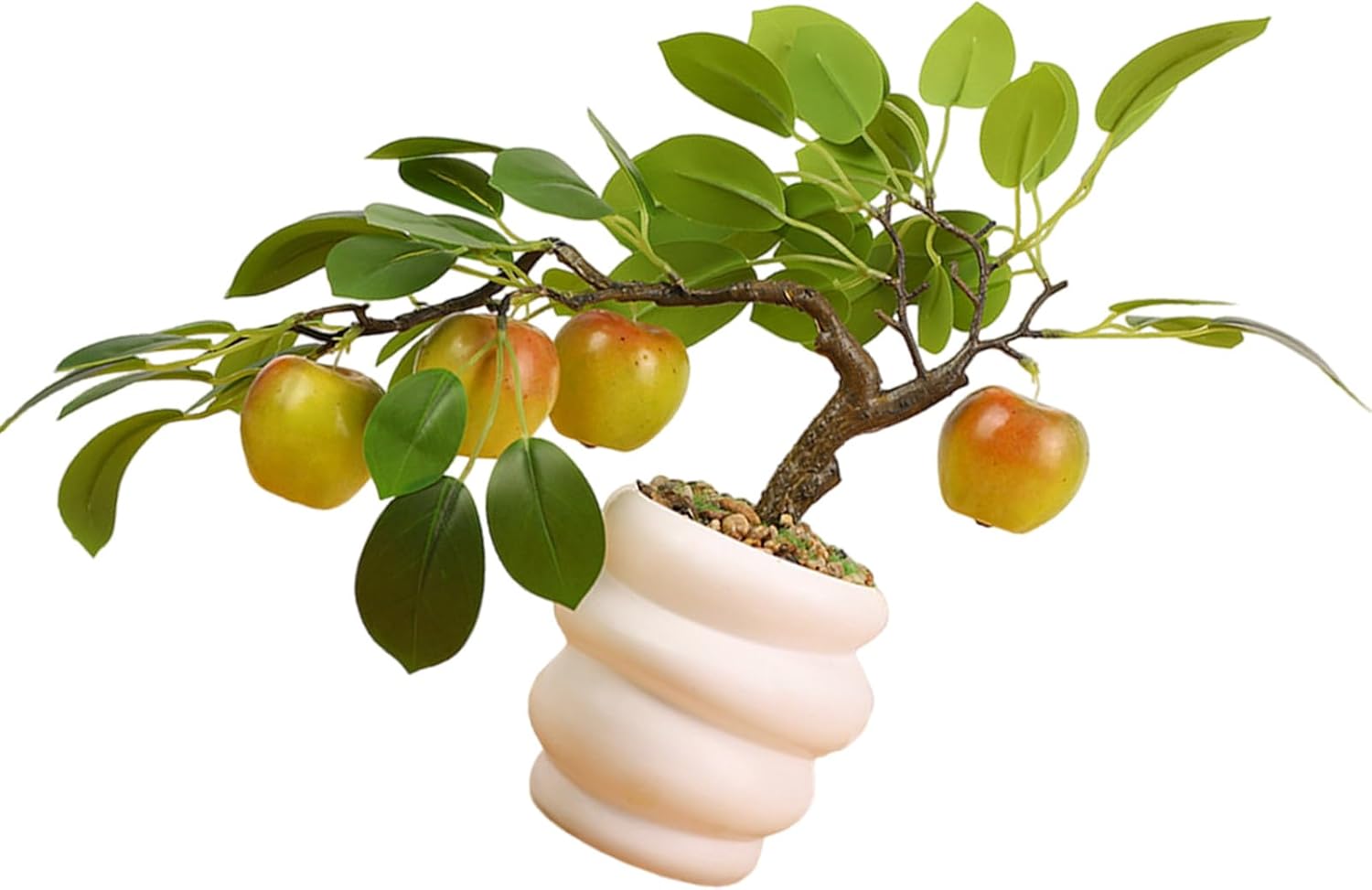 Simulated Fruit Tree Bonsais for Living Room Artificial Potted Desktop Ornament Realistic Plant Home Decoration