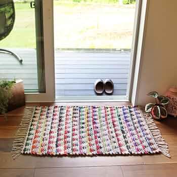 インドにて購入のカラフルラグ♡ インドにて購入のカラフルラグ♡ org.jpg