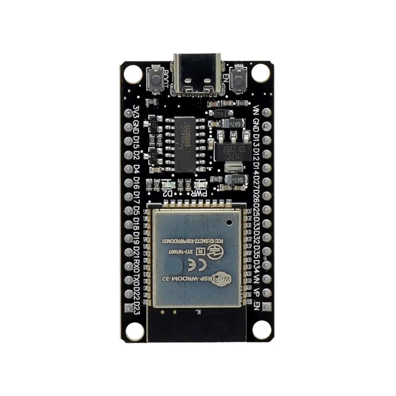 ESP32 C USB CH340C płyta rozwojowa WiFi+ Ultra low consumption ESP32-DevKitC-32 ESP-WROOM (ESP32-CH340C-TYPEC)