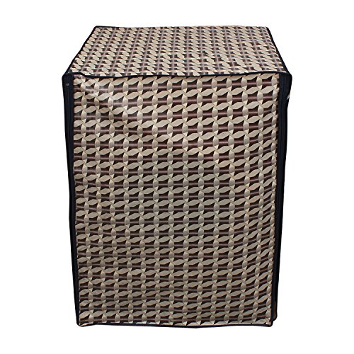 Image of Lithara Waterproof Front Load Washing Machine Cover For 5 Kg, 5.2 Kg, 5.5 Kg (Design 06)
