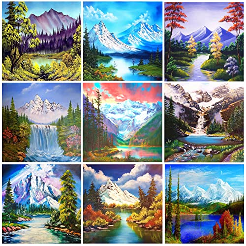 TWBB 9 Pack Diamond Painting Sets,DIY 5D Diamond Painting Kits ...