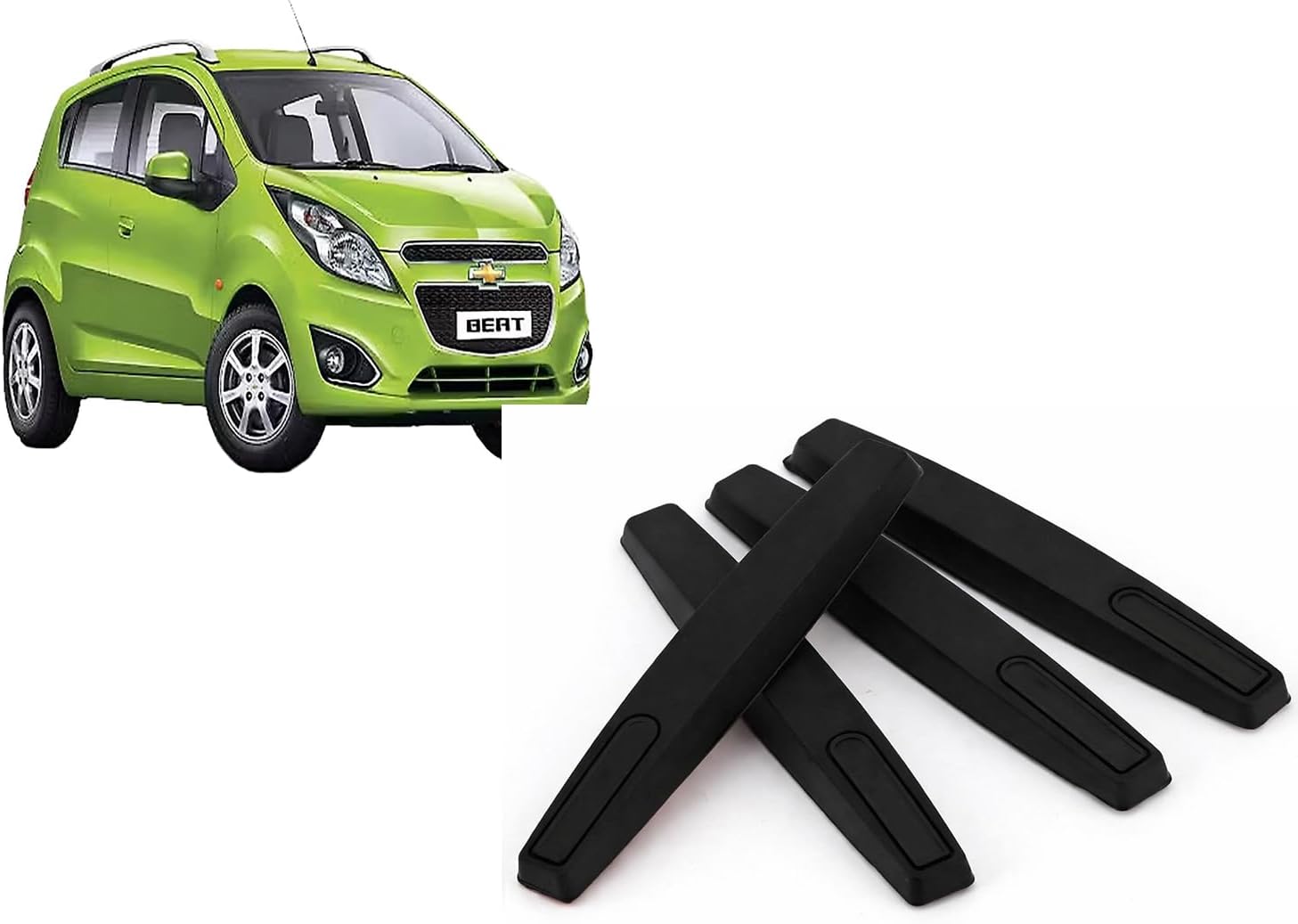 Car Accessories Rubber Strip Seal Protector Car Door Guards Compatible with Chevrolet Beat Accessories All (Black) (16 ft/5 m)