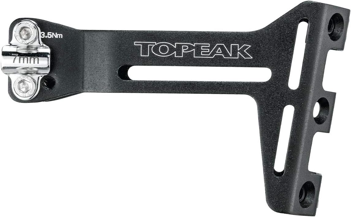 Topeak Tri-Backup PRO I – Triathlon Saddle Mount Hydration System | Holds 1–2 Bottles, Aluminum Construction, Adjustable Angles, Accessory-Compatible, 5.5 lb Load