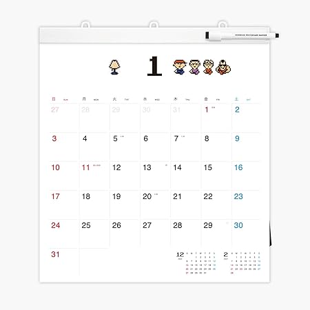 Amazon ほぼ日ホワイトボードカレンダー21 Motherフルサイズ 壁掛け 文房具 オフィス用品 文房具 オフィス用品