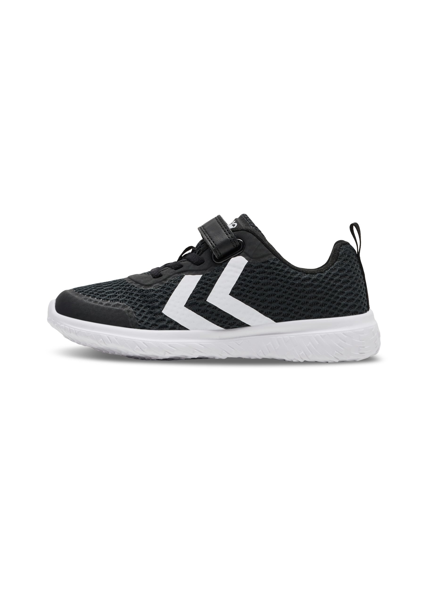 hummel Kinder Schuhe - ACTUS Recycled JR - Unisex Kinder Sneaker Jungen und Mädchen - Leichte Turnschuhe mit Elastischen Schnürsenkeln & Klettverschluss - aus Recycelten Materialien