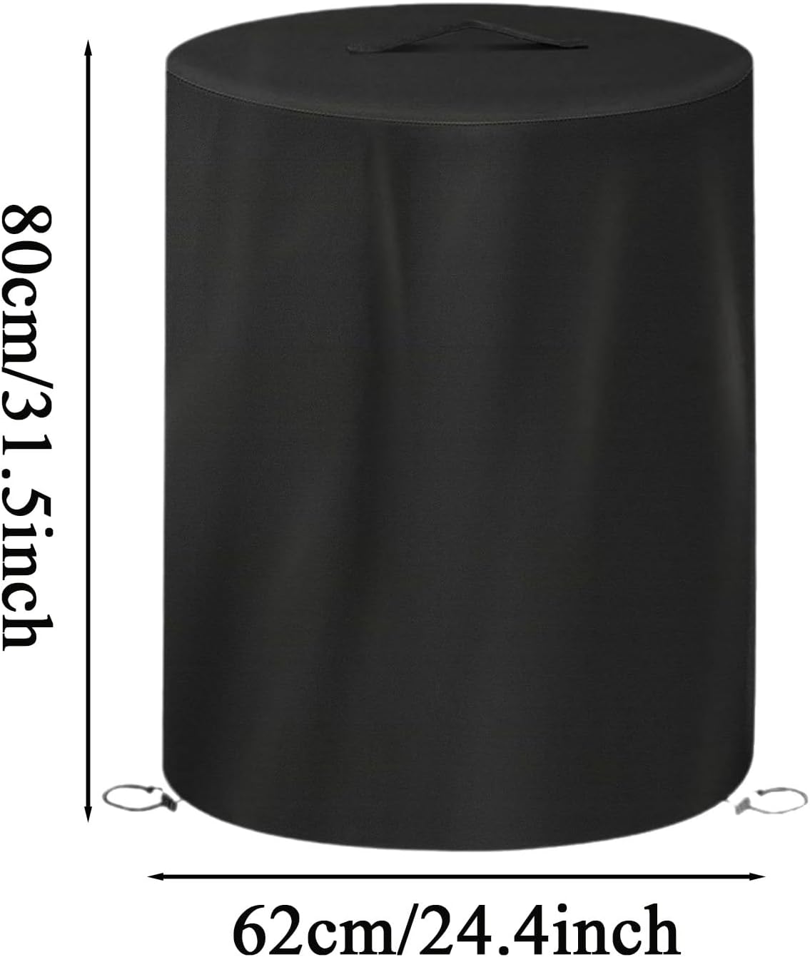 Patio Heater Covers | Waterproof Windproof,Round Patio Fire Pit Covers - for Yards Porches Gardens Lawn Party Indoor