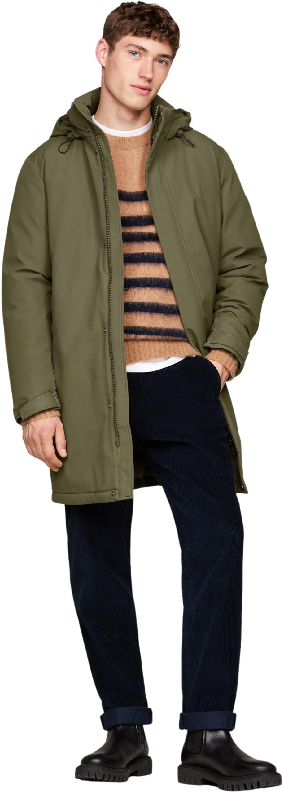 Tommy Hilfiger Herren Parka Tech Padded Parka mit Kapuze