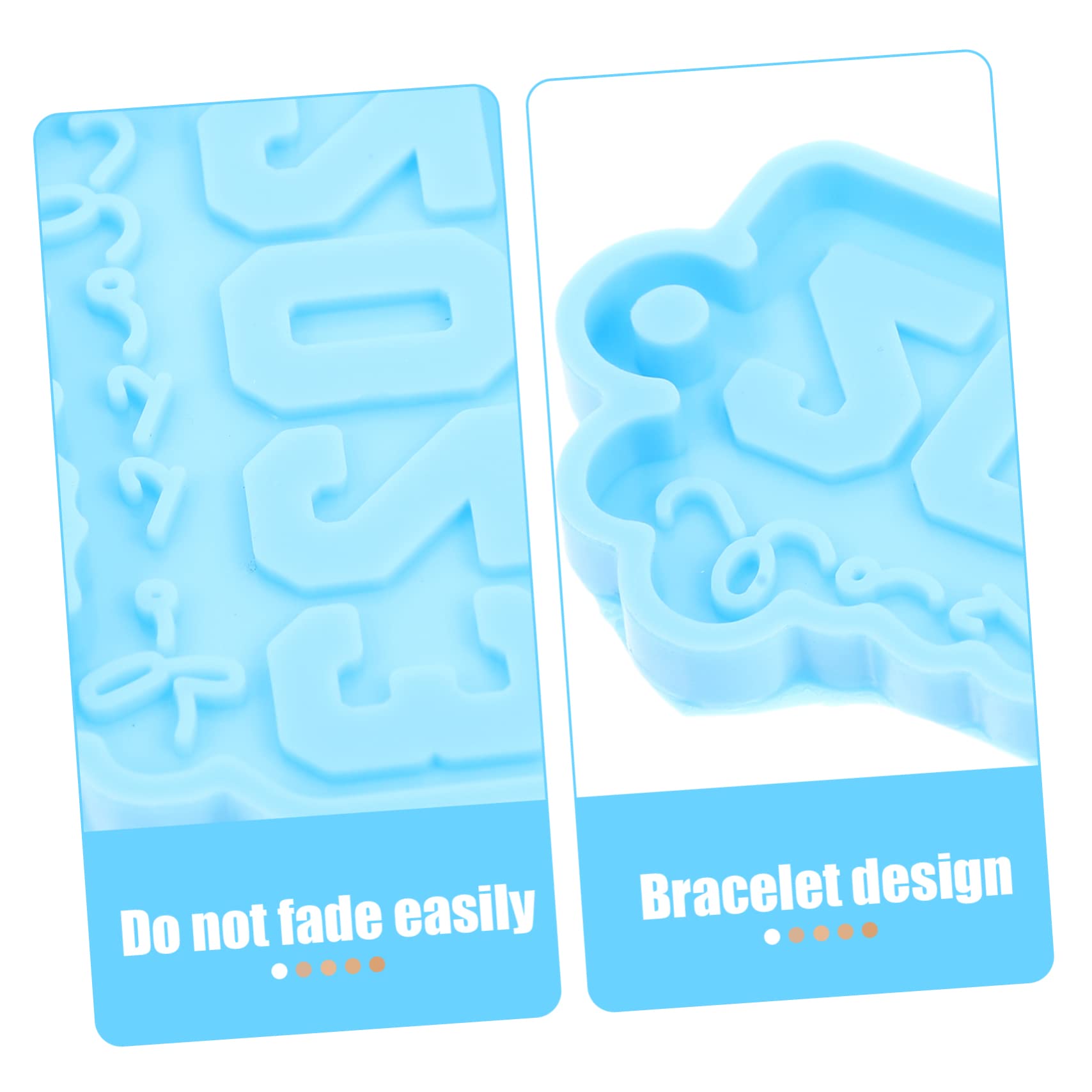 EXCEART 16pezzi Stampi Silicone Per Portachiavi Class of Molds Per Pendenti Leggeri Resistenti e Flessibili Per e Decorazioni