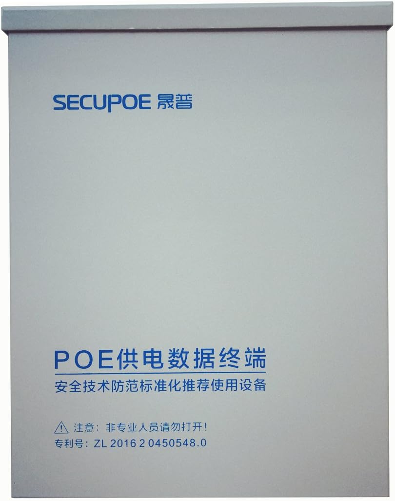 Outdoor 4-Port Fast Ethernet PoE Switch Support 10/100M with 2-Port FE Network Uplink 802.3af/at Built-in DC48V Power Supply 820ft 250m Data Transmission