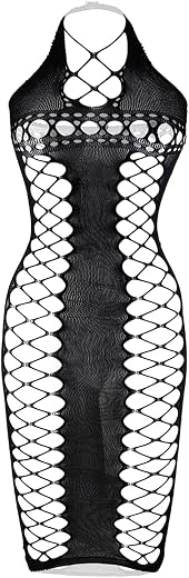 Xs and Os Women's Polyamide Spandex Nightwear Bodysuit Lingerie