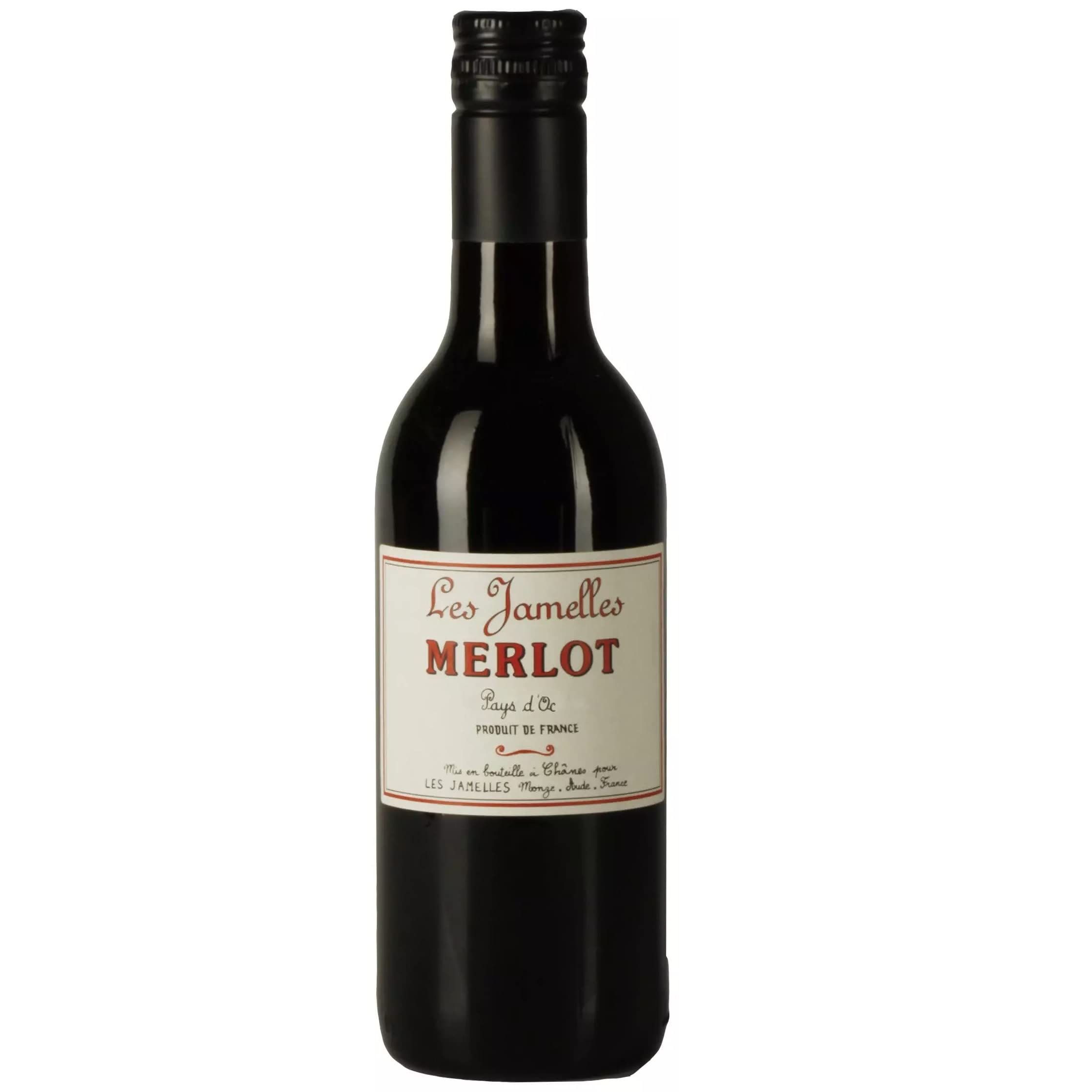 Les Jamelles Merlot Les Classiques IGP Pays d'Oc - Rotwein trocken Frankreich (1 x 0.25l)