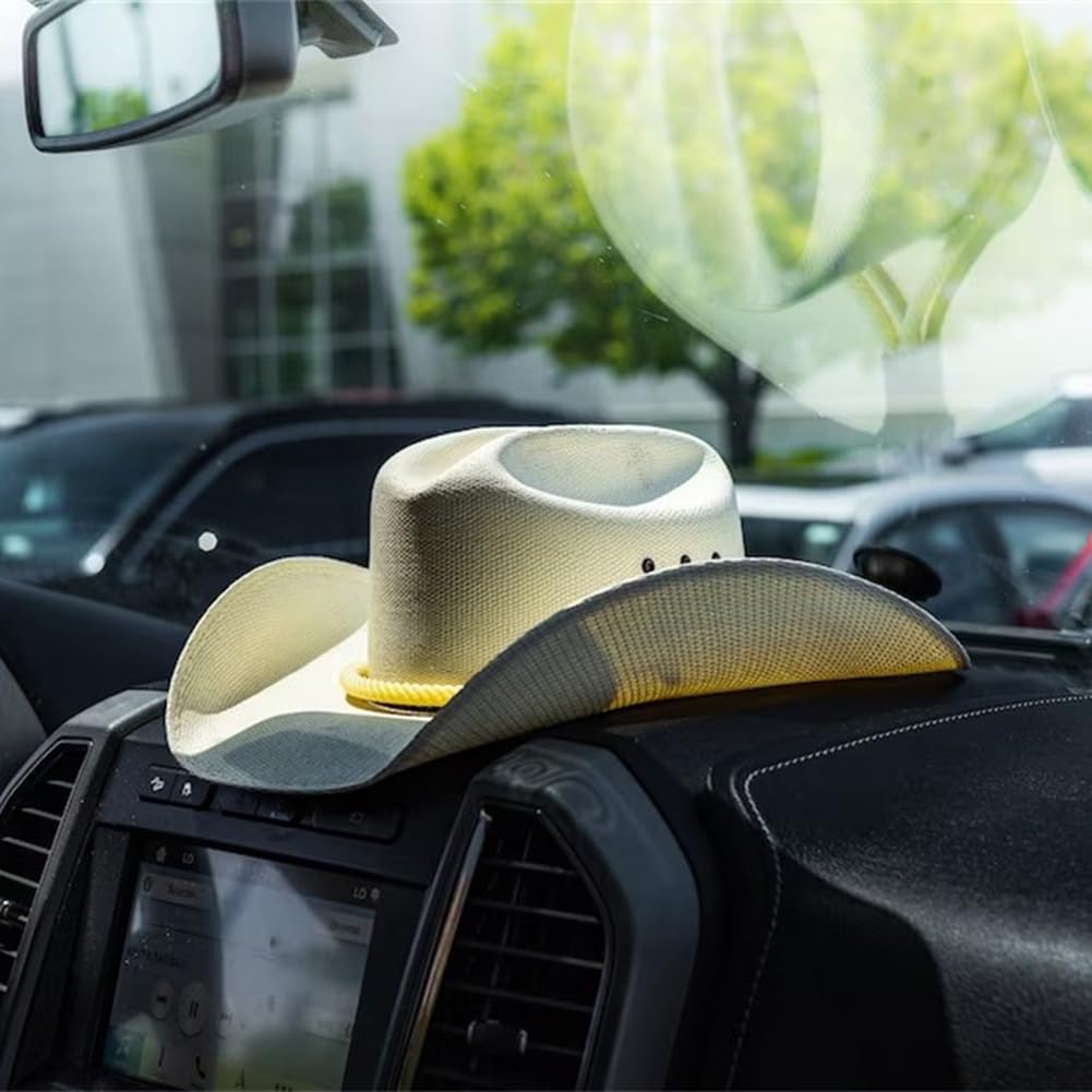 Porta Cappello Da Cowboy Per Auto, Set Da 3 Supporti Con Ventose Forti, Mantieni La Forma Del Tuo Cappello Su Sedili O Cruscotto, Accessorio Uomo Camionista