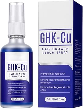 Hair Serum Spray with GHK-Cu Copper Peptide, 50ml for Men and Women