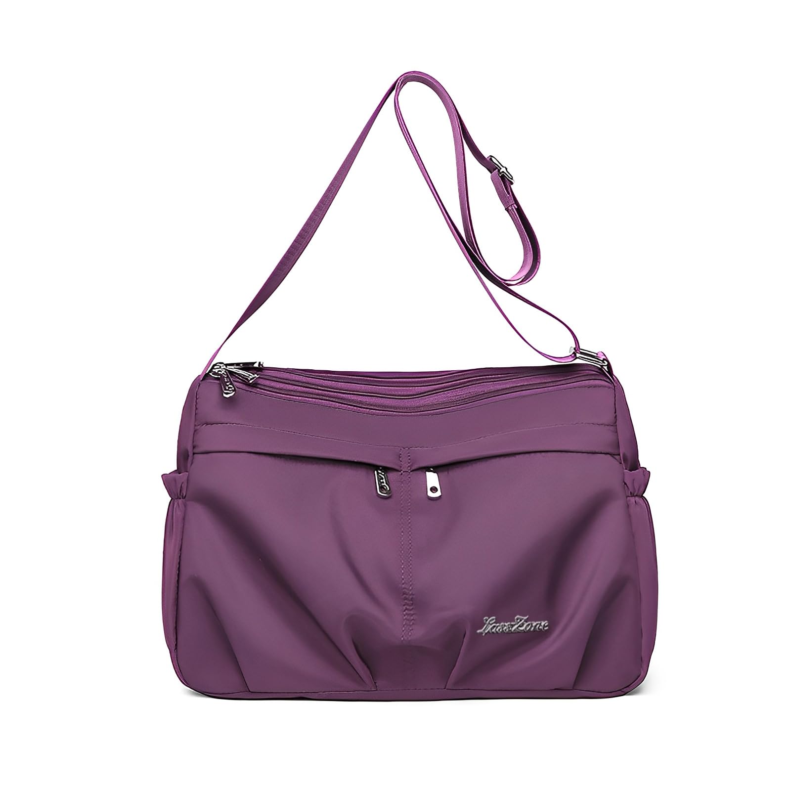 WITERY Crossboby Bags for Women Waterproof Multi-Pocket Nylon Crossboby Purse Medium Purses Shoulder Handbags Pocketbooks