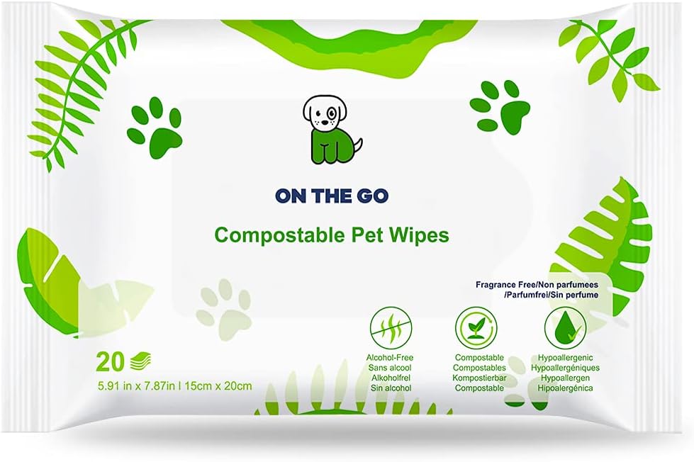 Good Boy PET WIPES PEACH SCENTED WIPES WITH ALOE VERA REMOVES DIRT