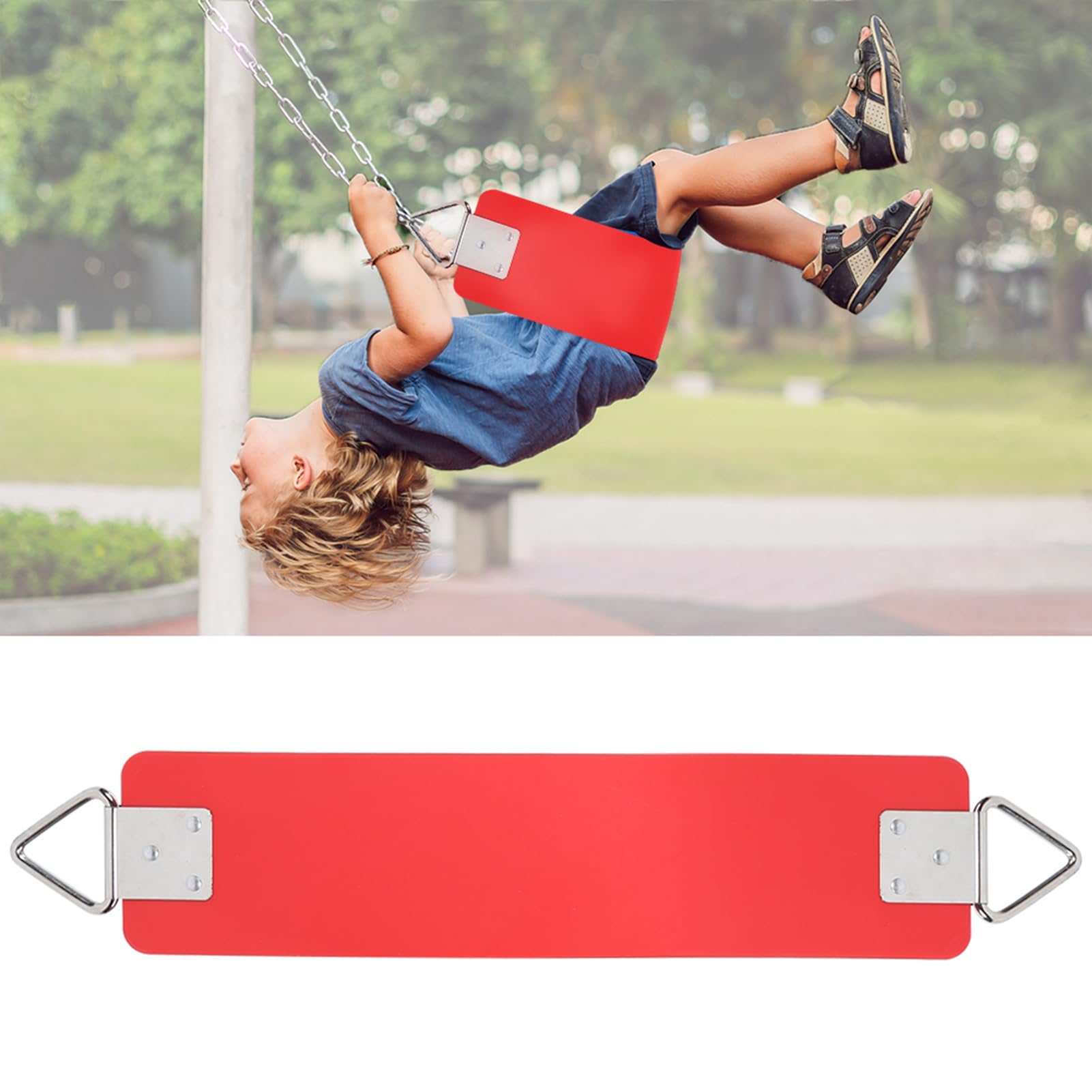 Changor Columpio para Niños, Asiento de Columpio Suave de EVA para Parque Infantil, Jardín, Diversión Al Aire, Diseño Antideslizante Seguro, 77,2x15x7mm, 1 Unidad