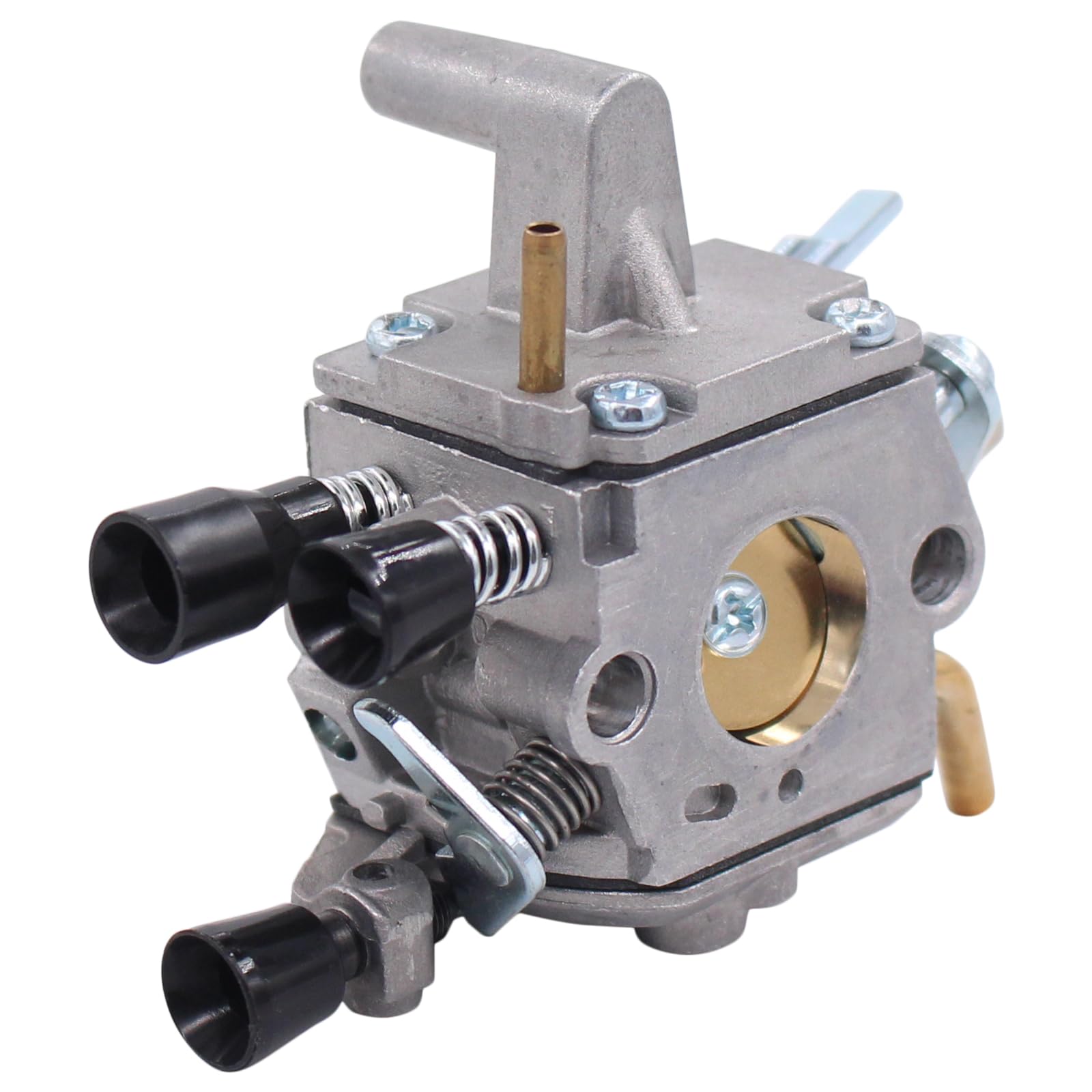 Vergaser Ersatz Rasenmäher mit Vergaserfilter Zündspule Kraftstofffilter Luftfilter Zündkerze Kraftstoffleitung Kraftstoffschlauch Ansaugpumpe Dichtung Satz für FS120 FS120R FS200 FS250 FS 350 FS300