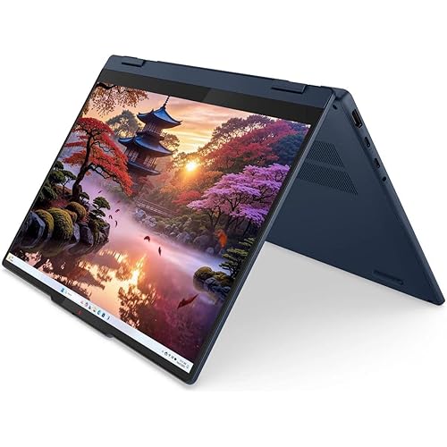 Lenovo IdeaPad 5 2-in-1 with AMD Ryzen AI 7 350 Processor, 16” WUXGA IPS Touchscreen Display, Wi-Fi 7, 16GB LPDDR5X Memory, 512GB SSD, FHD/IR Hybrid Camera, Digital Pen, Backlit KYB, and Win 11 Home