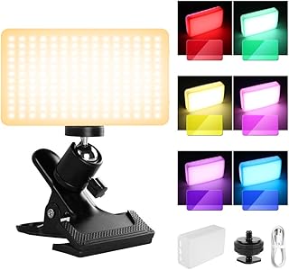 LEDビデオライト 小型 撮影照明ライト 6000mAh バッテリー USB充電式 カメラライト 補助照明 撮影用ライト 超高輝度 gopro ミニビデオライト 2500K-6500K 無階段調節 スマホ カメラ ライト コンパクト CRI95...