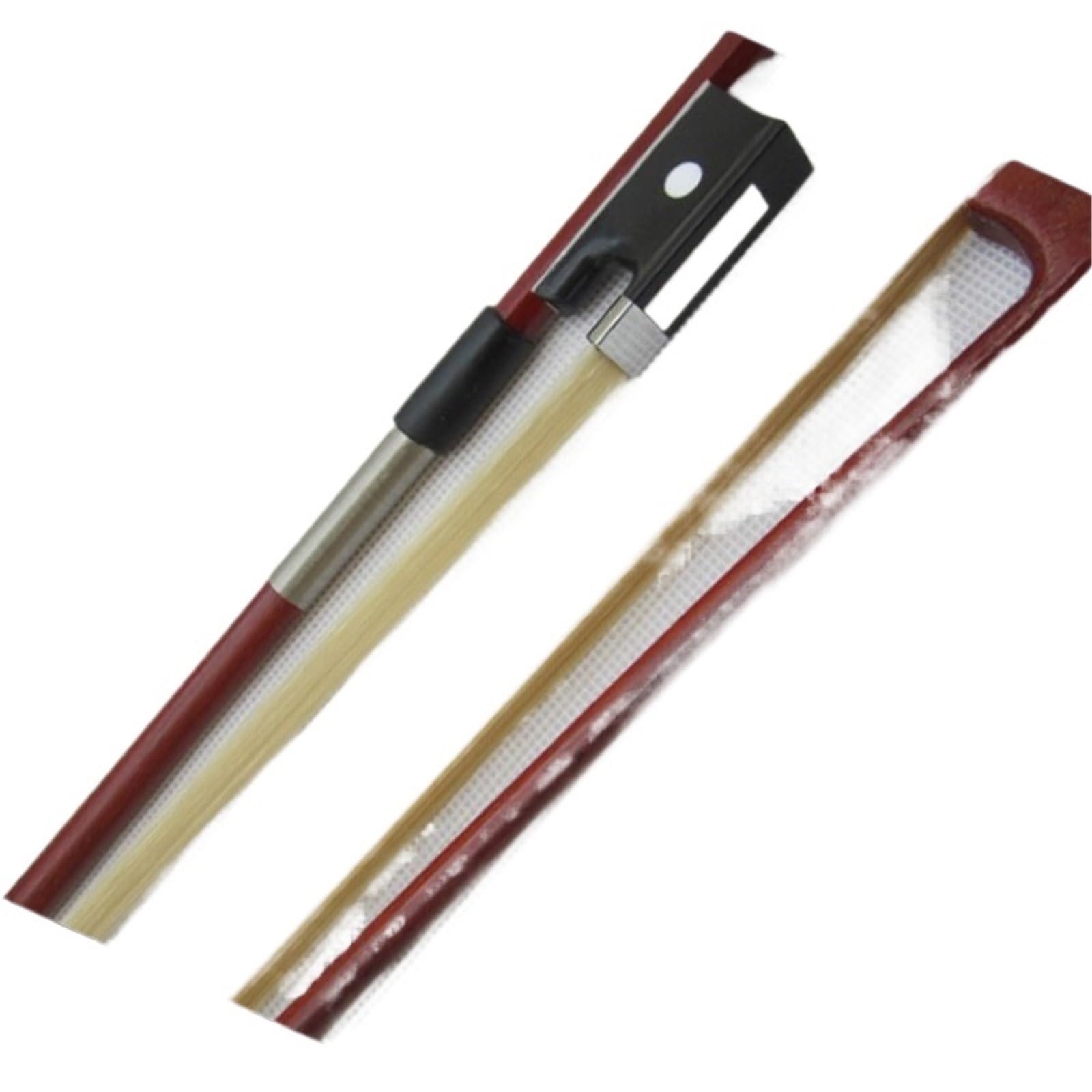 Geigenbogen Gebogener Violinbogen Violinbogenmaterial Violinbogen Musikinstrument Musikbogen(4 4)