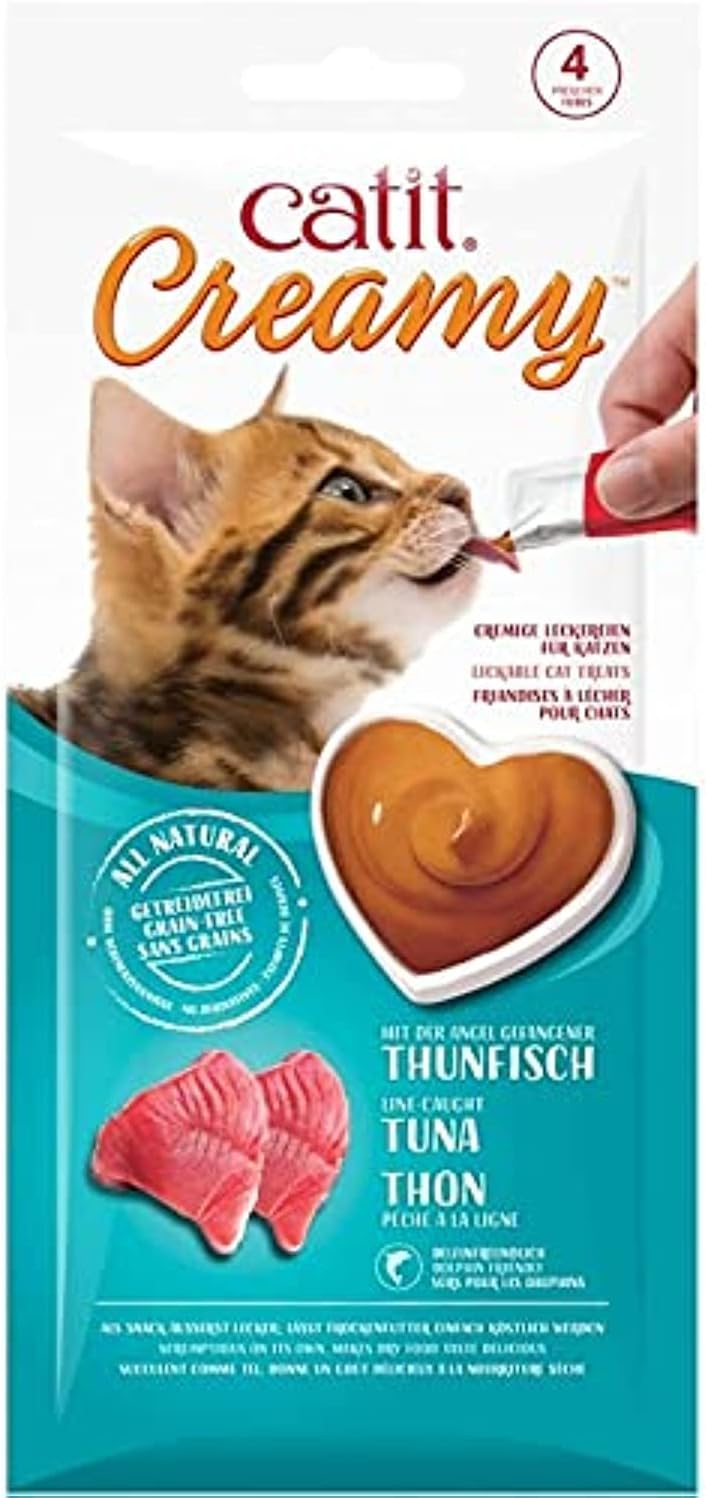 Lickable Treats For Cat - Tuna Flavor 4 X 10G