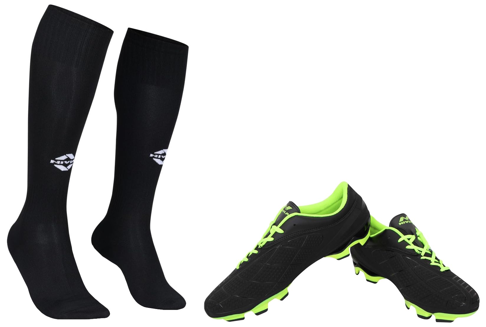 Nivia Dominator 2.0 Football Shoes for Men/Sports and Athletic Footwear with Upper Synthetic/Comfor, Classic Football Stockings for Men & Women, Knee Length Stockings, Football Socks, Soccer Soc-picture-38