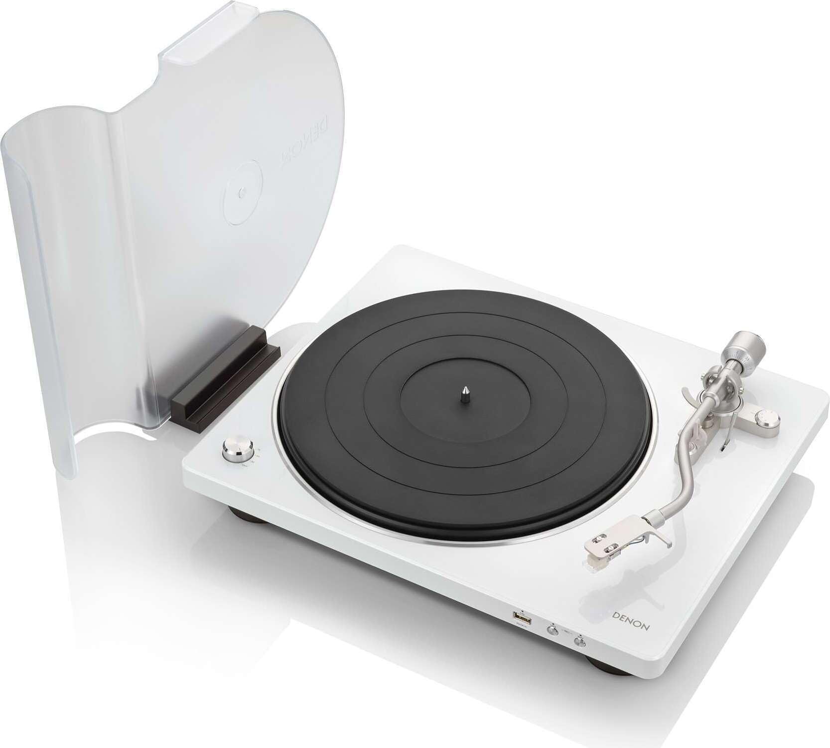 DENON DP-450USB Giradischi, Bianco