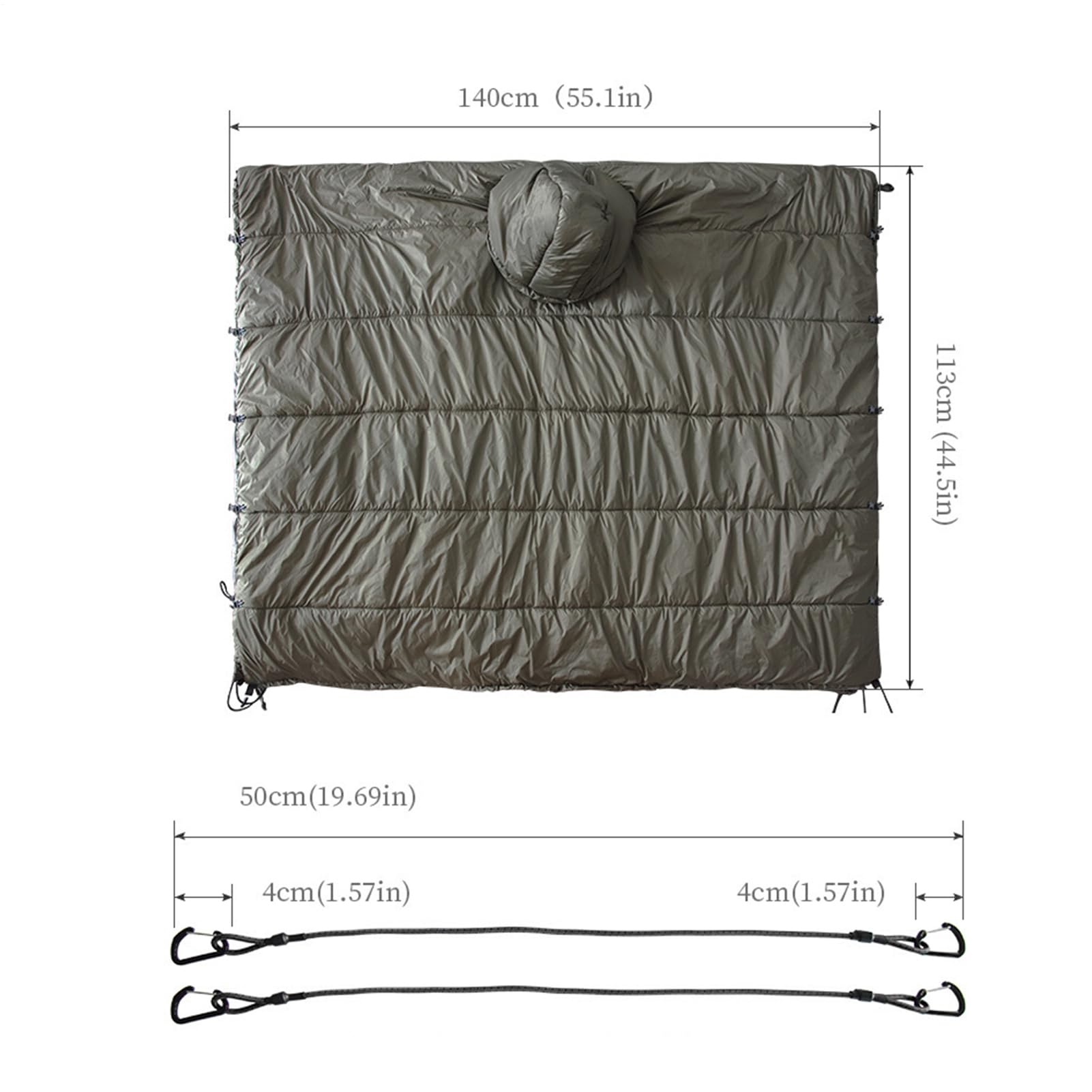Poncho da campeggio, sacco a pelo, poncho da campo, sotto i piumini, amaca | poncho, sacco a pelo portatile, sacco a pelo invernale antivento per campeggio, trekking, s