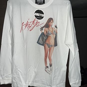 Amazon.co.jp: ノーブランド品杉原杏璃xKIKSTYOコラボロングスリーブT