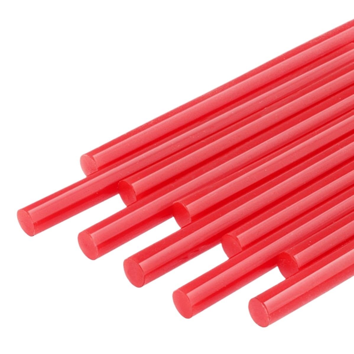 Colla A Caldo 7mm 5-100 pz/set 7mm x 100mm Red Hot Melt Pistola Colla Stick Pistola Strumenti Adesivi for Hot Melt Pistola di Colla di Riparazione accessori in lega Colla A Caldo Ricariche(100 PCS)
