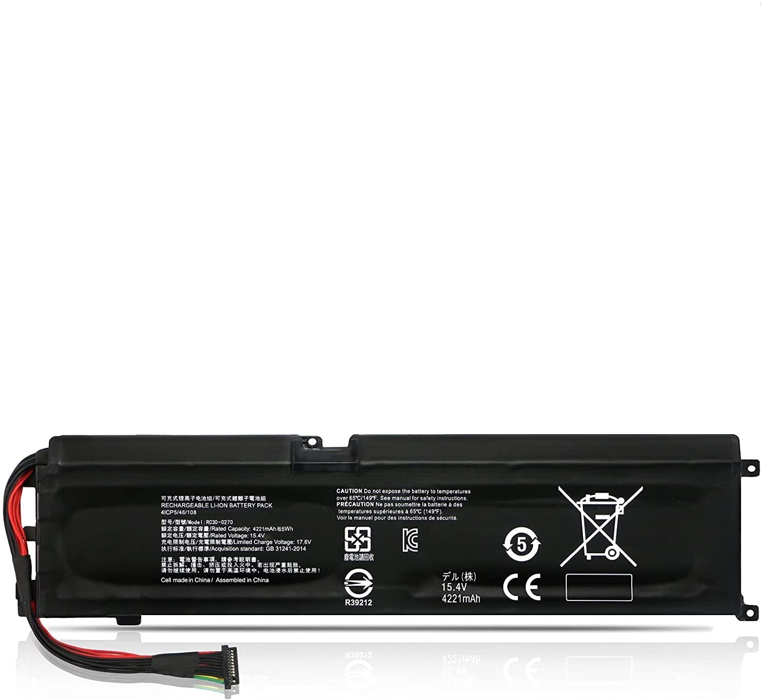 See full amazon price history chart for RC30-0270 Laptop Battery for Razer Blade 15 Base 2018 2019 GTX 1660 Ti RZ09-0270 RZ09-02705E76 RZ09-02705E76-R3U1 RZ09-02705E75-R3U1 RZ09-0300 RZ09-03006 RZ09-03009 RZ09-03006E92 15.4V 65Wh RC30-0270 Laptop Battery for Razer Blade 15 Base 2018 2019 GTX 1660 Ti RZ09-0270 RZ09-02705E76 RZ09-02705E76-R3U1 RZ09-02705E75-R3U1 RZ09-0300 RZ09-03006 RZ09-03009 RZ09-03006E92 15.4V 65Wh (B09P5FCDGY) Amazon Price History, Amazon Price Tracker