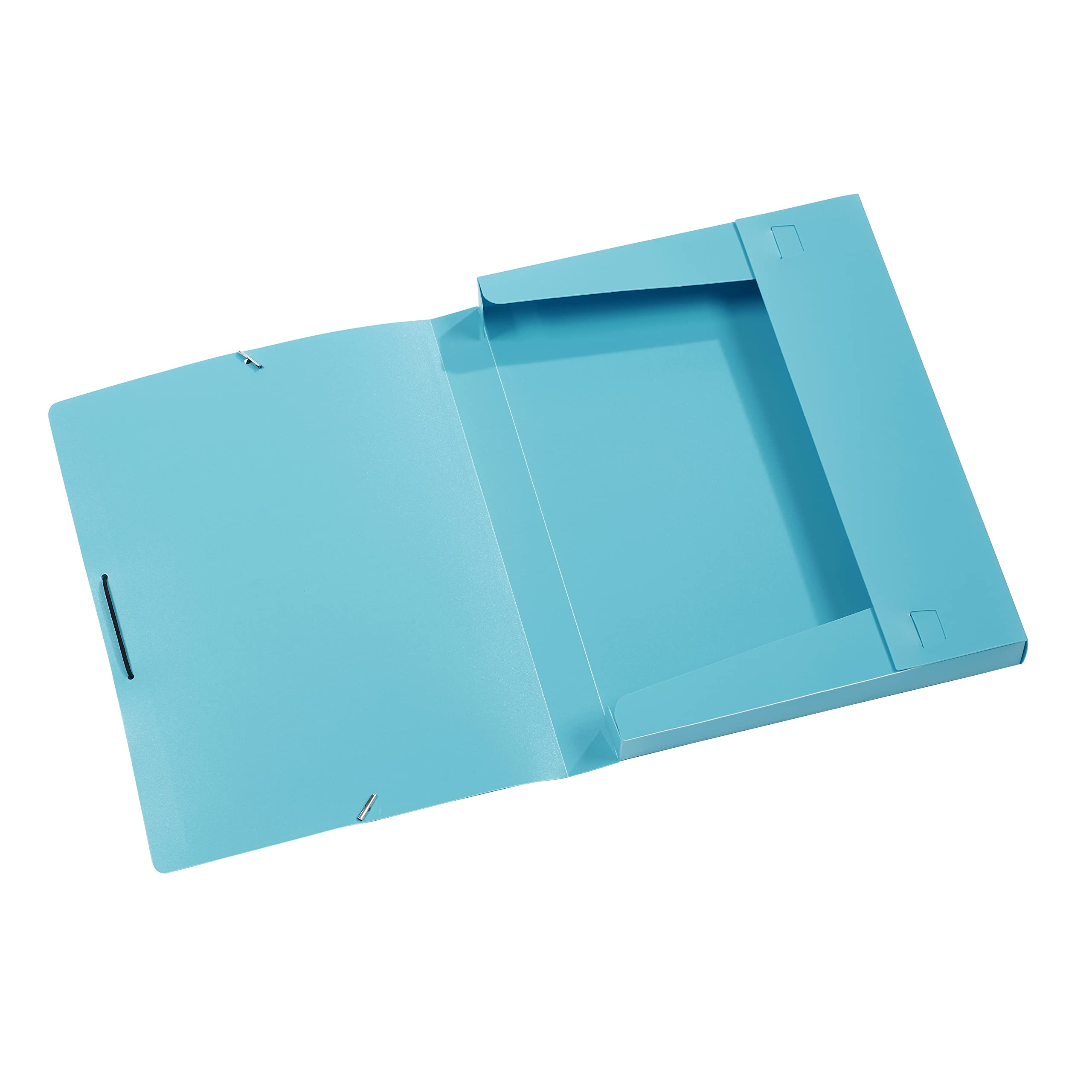 Chemise Plastique à élastiques Viquel - Format A4 - 3 Rabats Et étiquette Tranche - Rangement Bureau