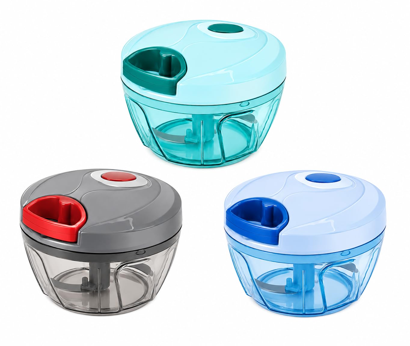 Manual Vegetable Chopper with Pull Cord, Multi-Purpose Food Processor for Onion, Garlic, Herbs & Nuts-picture-19