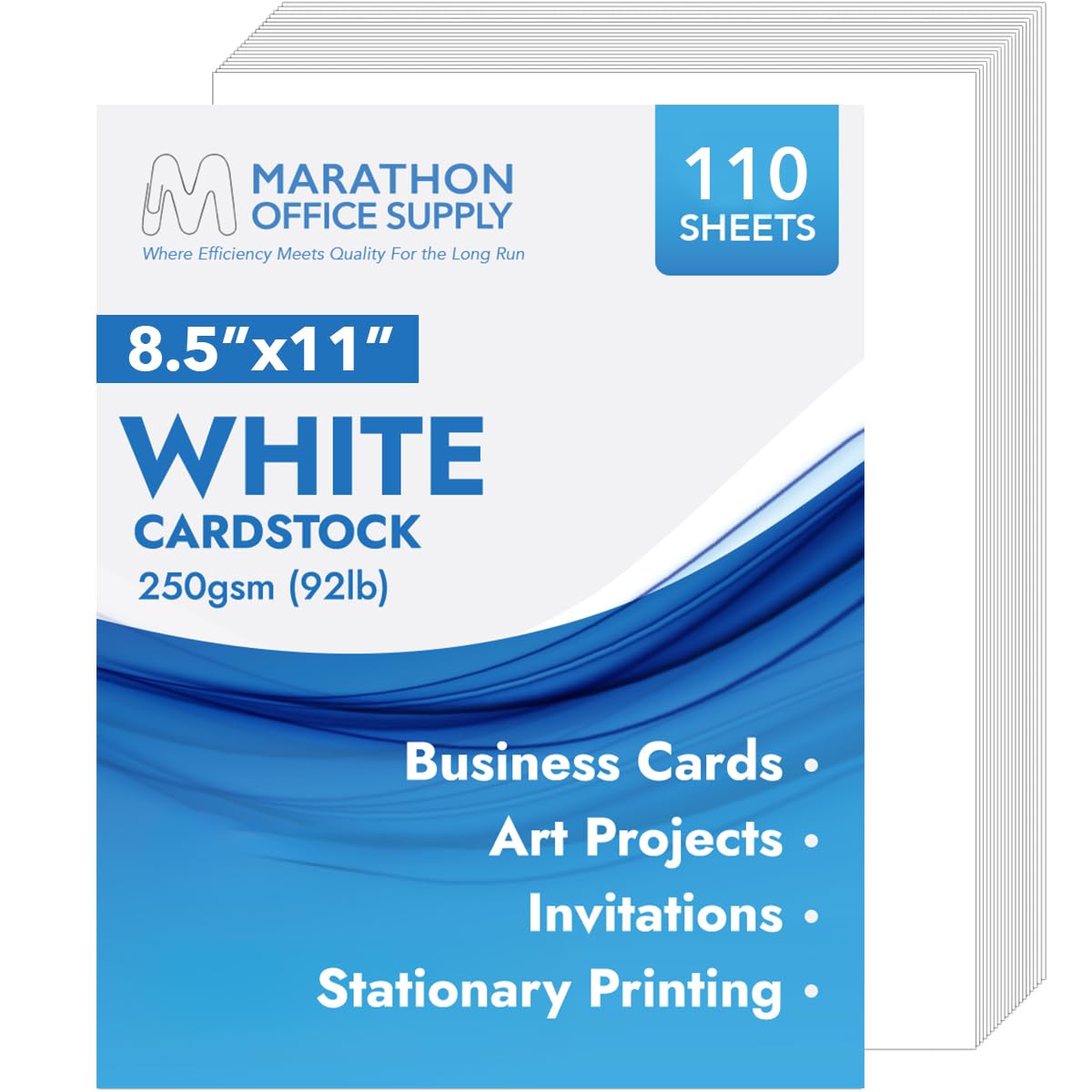 MOS White Cardstock