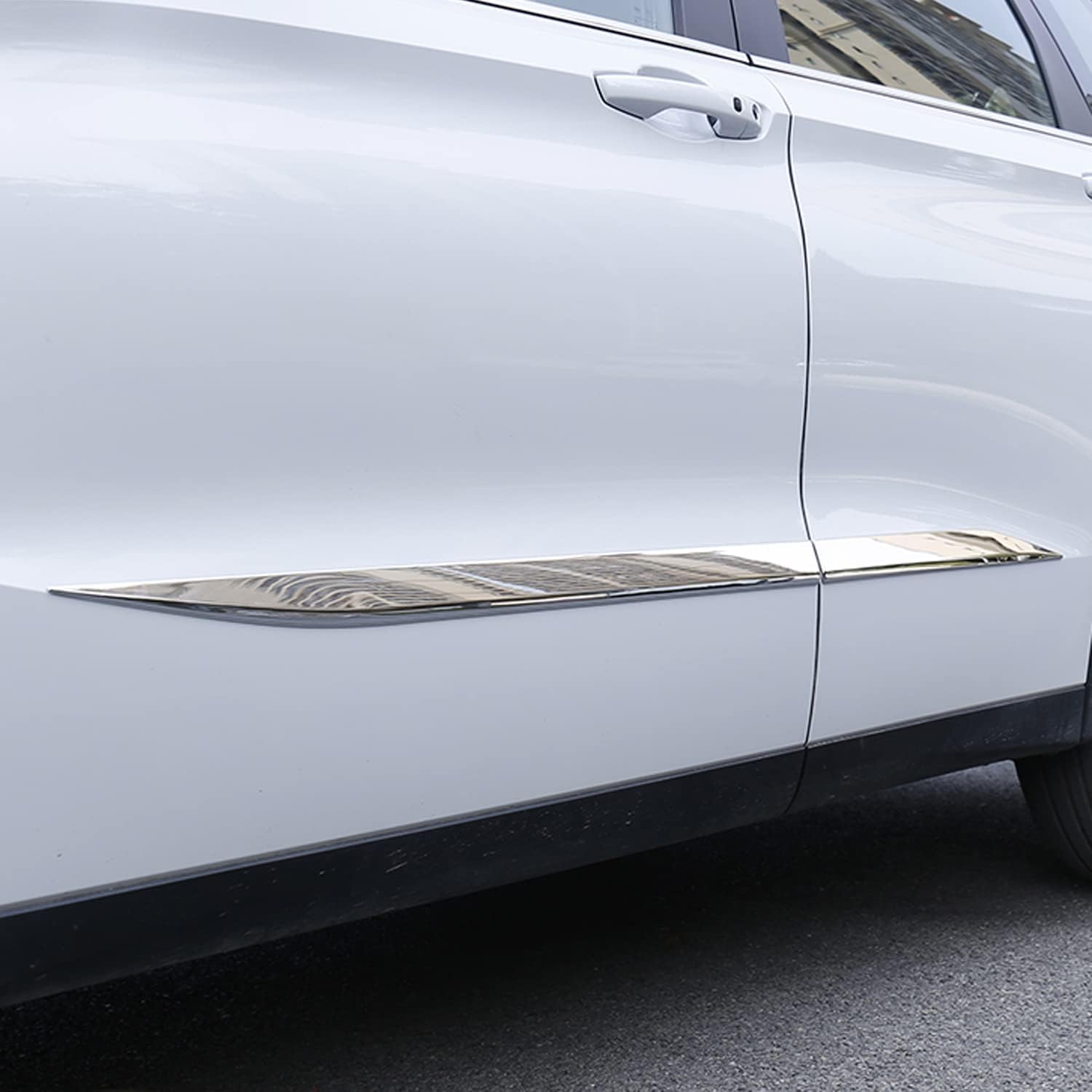 HIGH FLYING for Mitsubishi Outlander 2022-2026 Car Exterior Accessories Side Panels Door Body Molding Trim ABS Chrome 4pcs