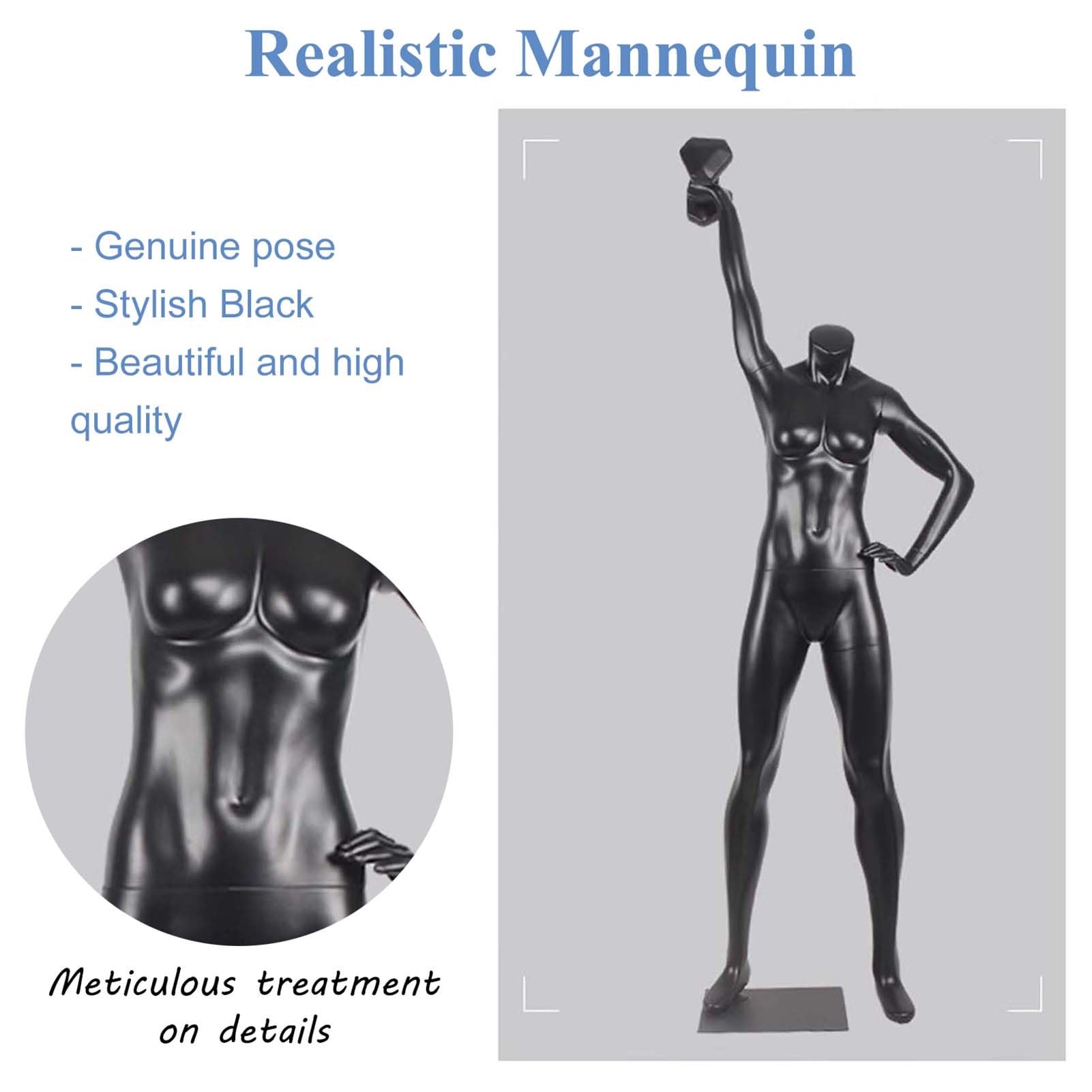 Manekin na całe ciało, manekin manekin do fitnessu do witryny sklepu sportowego, lekkie manekiny męskie/żeńskie (Male a)