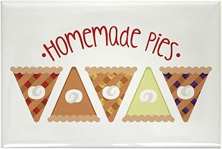 CafePress Homemade Pies Magnets Rectangle Magnet, 3"x2" Refrigerator Magnet
