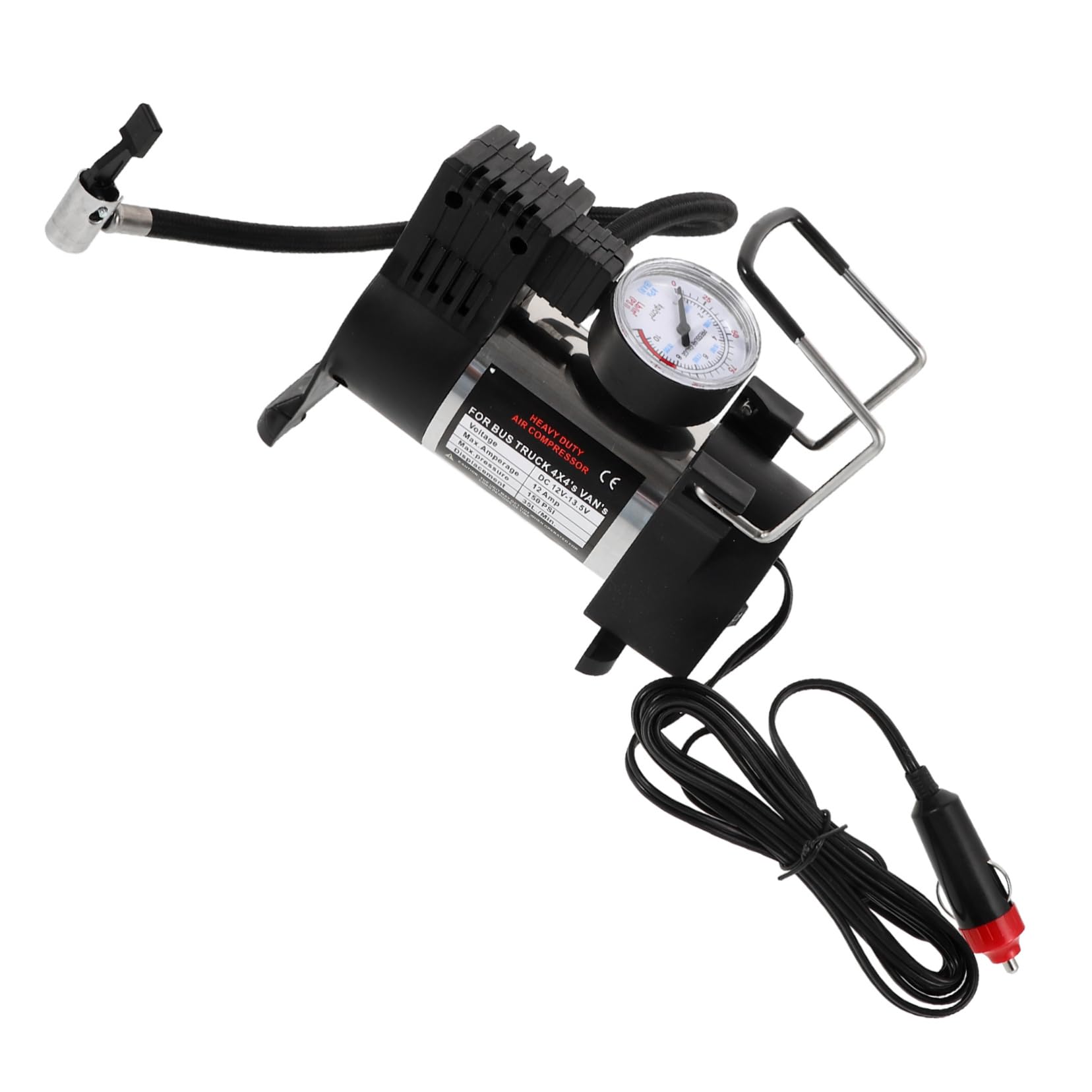 Compresseur d'air portable 140 Psi pour gonflage de pneu de voiture et moto