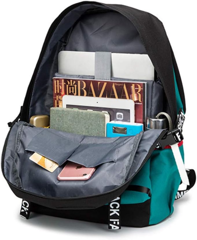 Amazon Kcs ヒロアカ 緑谷出久 コスプレ バックパック デク リュックサック みどりや いずく グッズ ビジネスバック 大容量 メンズ レディース 旅行バッグ 多機能 通勤 通学 人気 クリスマス ハロウィン 新年祭り コスプレ 仮装 通販