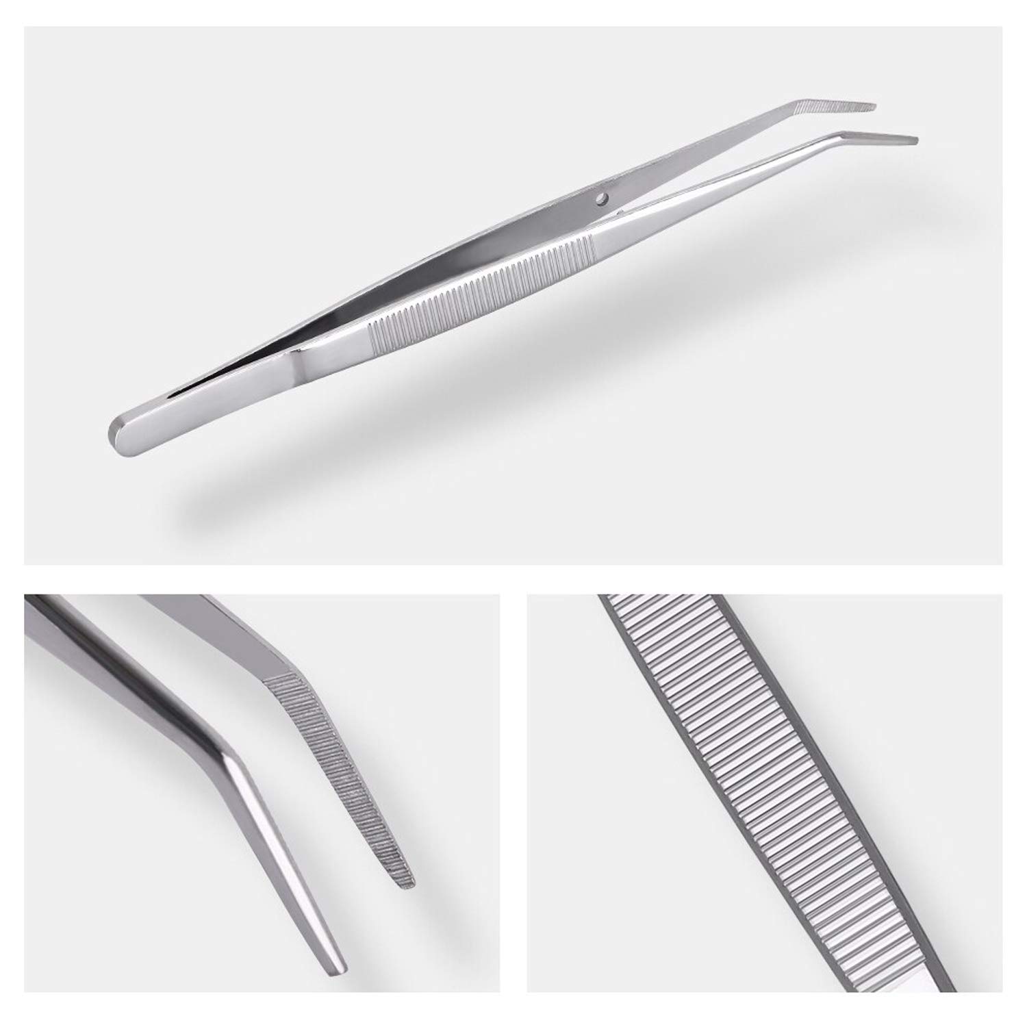 Set Base 3 Strumenti Dentali: Pinza E Explorer Per Specchio Bocca In Acciaio Inox